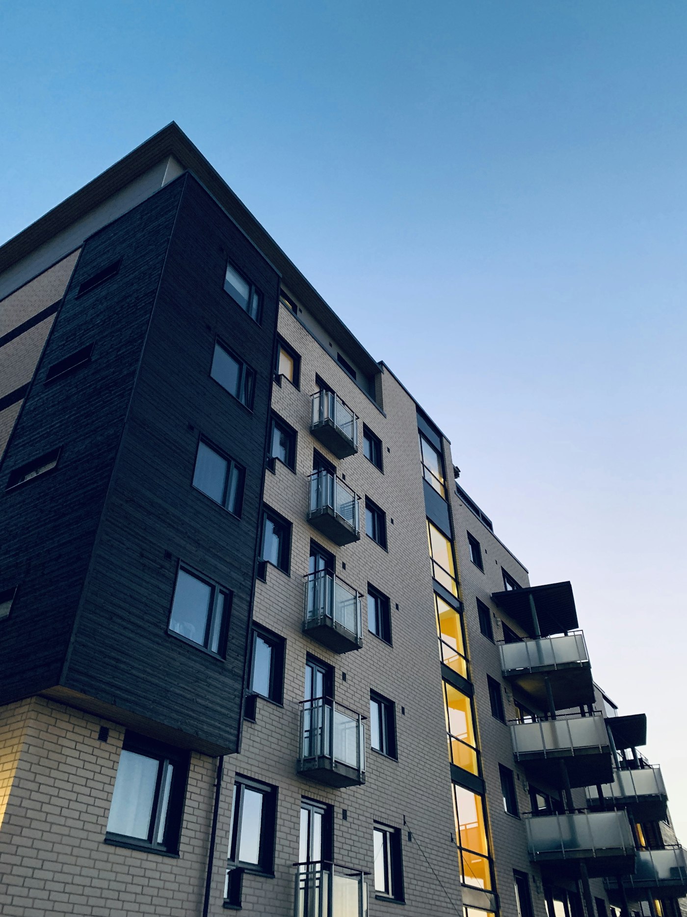Luxury apartments in a vertical building in Polanco, Mexico City